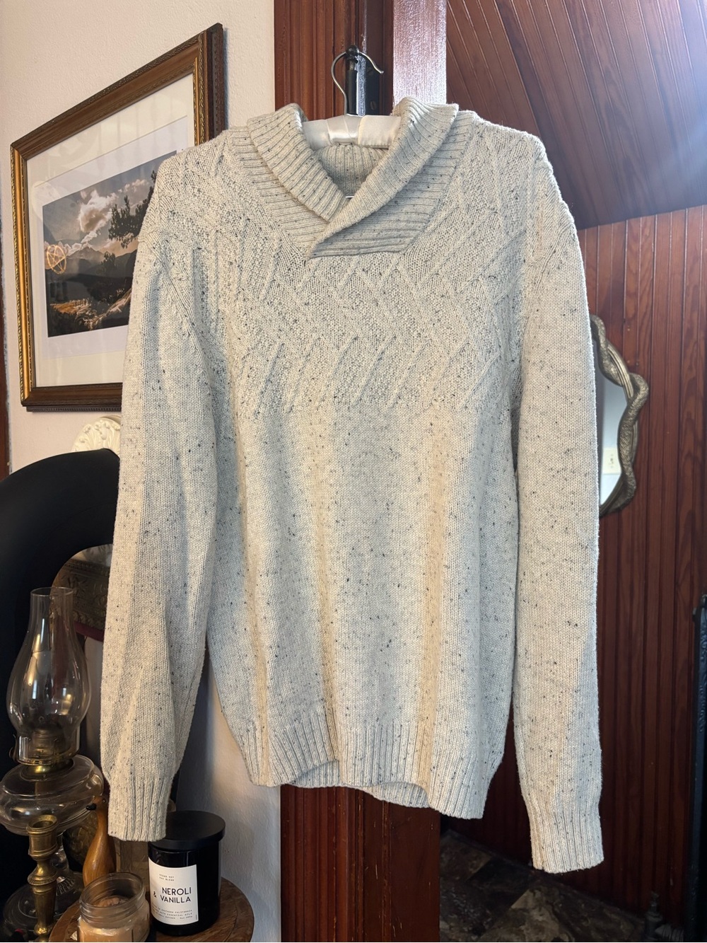 Chaps Men's Cable Knit Sweater